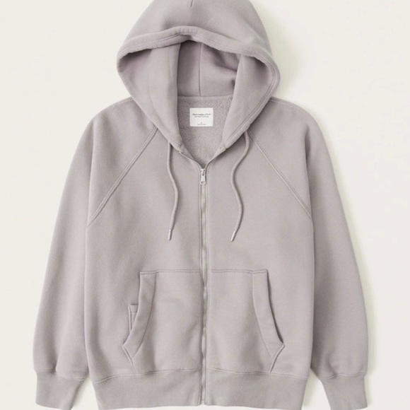 Abercrombie & Fitch Tops - Abercrombie and Fitch softAF MAX Boyfriend Full-Zip hoodie